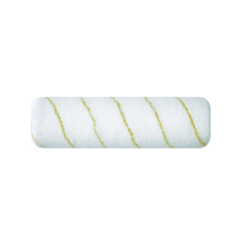 Housse de rouleau en microfibre tissée à rayures jaunes
