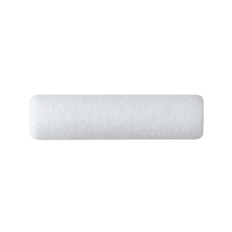 Housse de rouleau en microfibre tissée blanche