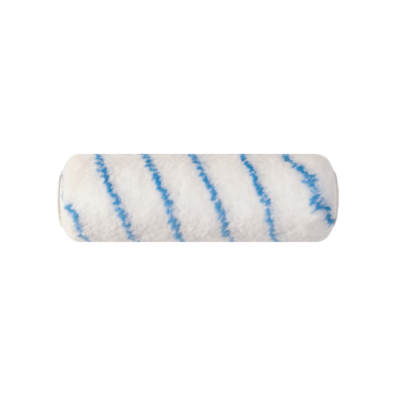 Housse de rouleau en nylon tissé (polyamide) à rayures bleues
