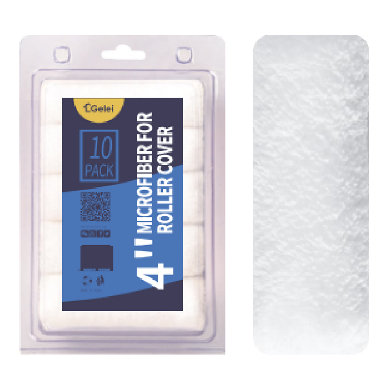 Kit de couverture de rouleau en microfibre de 4 pouces