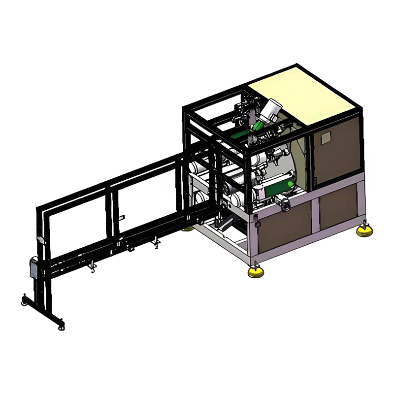 Machine de finition de rouleaux de peinture